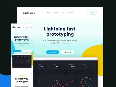 Figma Startup Landing Page Template