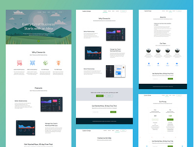 Web Template For Startups