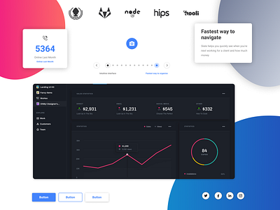 Figma Landing Page Design System #6