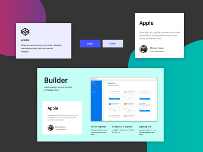 FIGMA landing page design kit #14