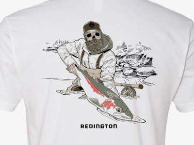 Fish or die apparel graphic design illustration steelhead tshirt graphics