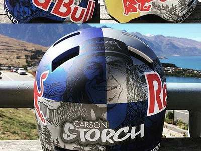 Carson’s Kelly tribute helmet