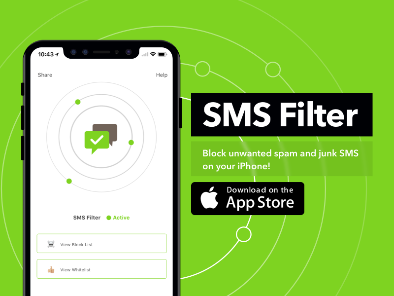 SMS Filter for iPhone by Sonaal Bangera for NFN Labs on Dribbble