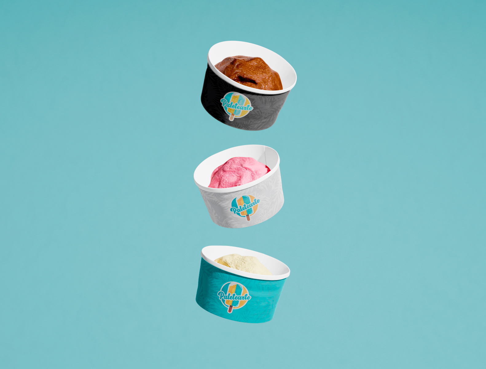 Ice cream container design by Daniela Guerrero on Dribbble