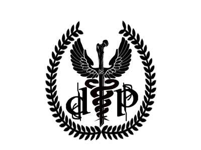Doc Phibes Logo black doc phibes doctor emblem illustration image logo music picture symbol text the typography white wings