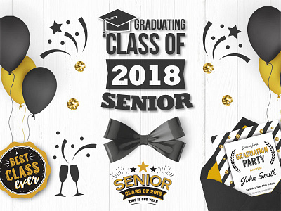 Graduate Party collection 2018 college flyer flyer template graduation premium party school template