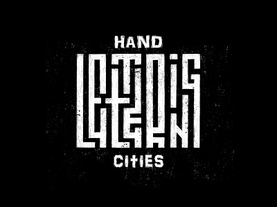 Hand Lettring cities project design font lettering lettering art logo quote typography