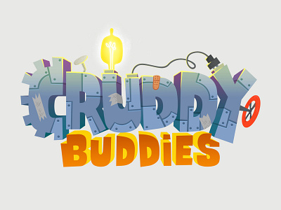 Cruddy Buddies Logo Design branding design entertainment illustration kids logo