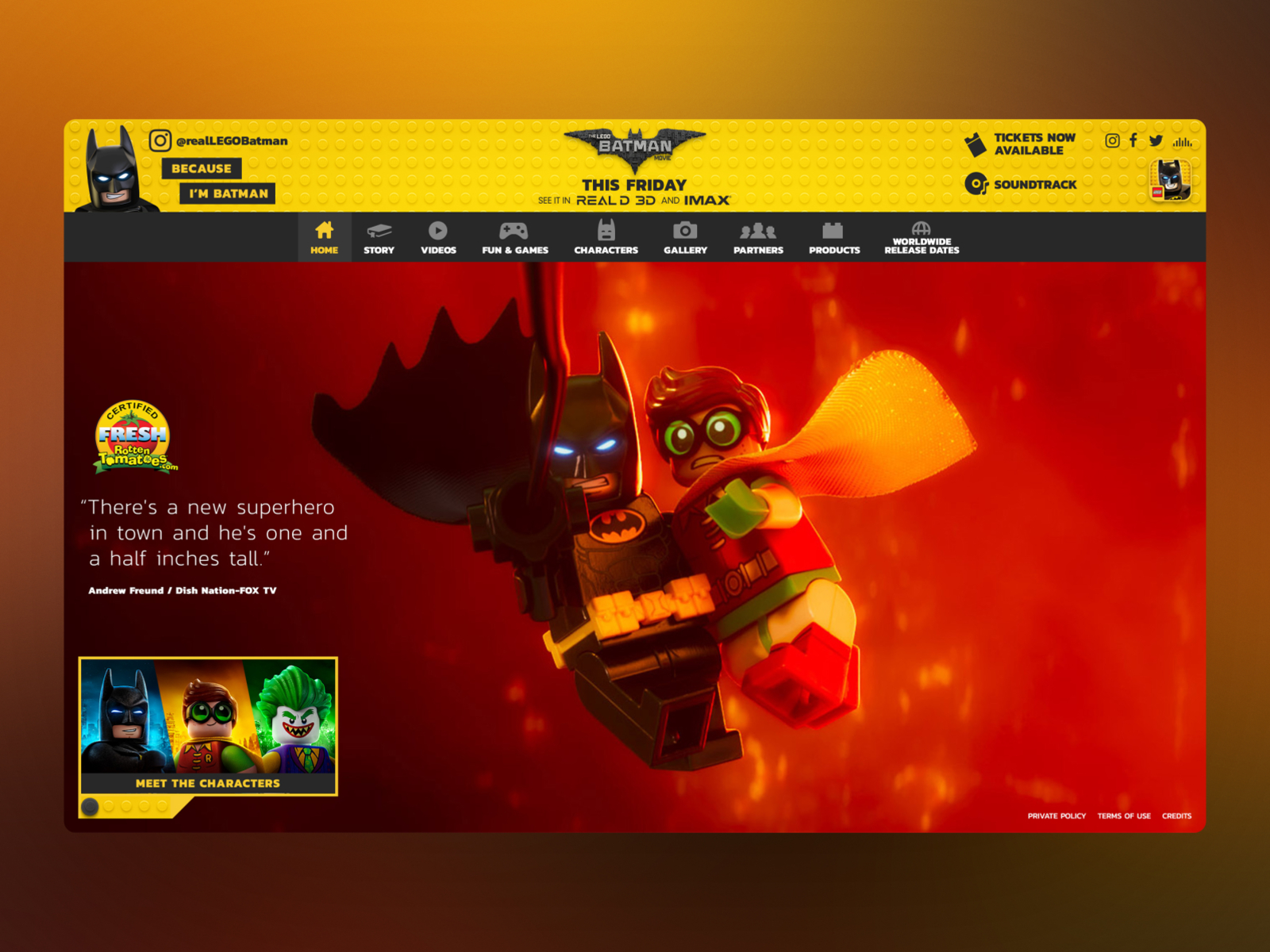 LEGO Batman Movie Website by Tony Montaño on Dribbble