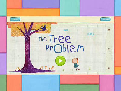 Peg + Cat The Tree Problem App design entertainment kids mobile product ui ux