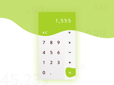 #dailyUI 004 Calculator app calculator app calculator ui design minimalism mobile simplicity ui ux