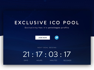 ICO Landing Page