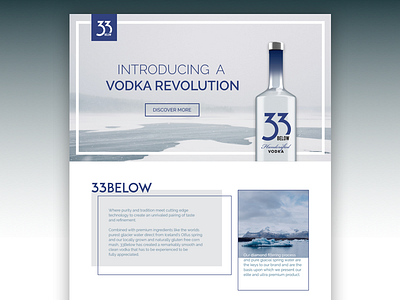 Vodka Revolution - Landing Page