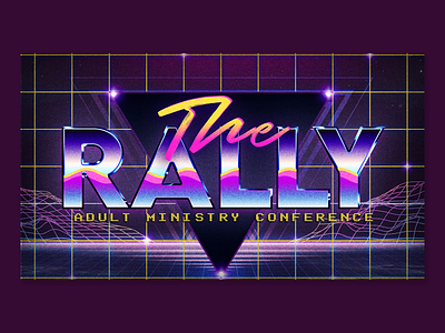 The Rally - Church Event Art branding church design easter graphic design
