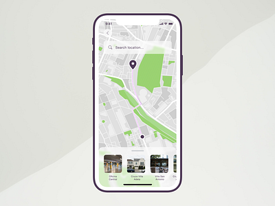 Day 07 Map Screen 10daydesignchallenge 10ddc dailyui dailyuichallenge designchallenge interface location map mapping ui