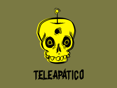 Teleapático comedy skull teleapatico televition yellow zombi