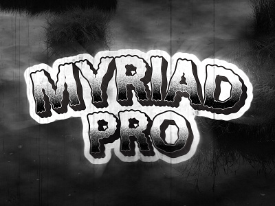 The Horrors of the Default Font default halloween horror myriad pro pin spooky stickermule title card
