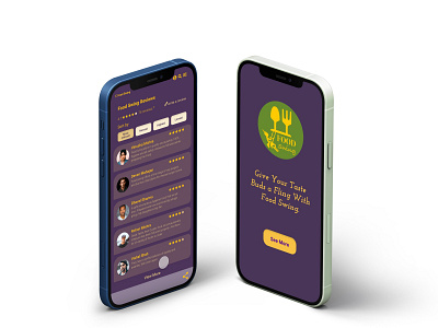 UX UI Mobile App Design for Food Swing