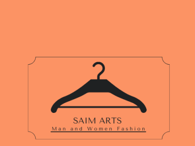 Saim Arts Logo clothing store design graphic design logo design