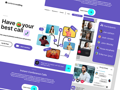 Conference calling | Web design