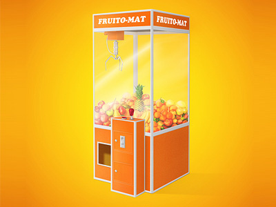 Fruitomat automat crane fruits