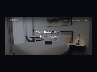 CitySuites motion test animation aparthotel apartments design home page hospitality hotel manchester motion graphics transitions ui website