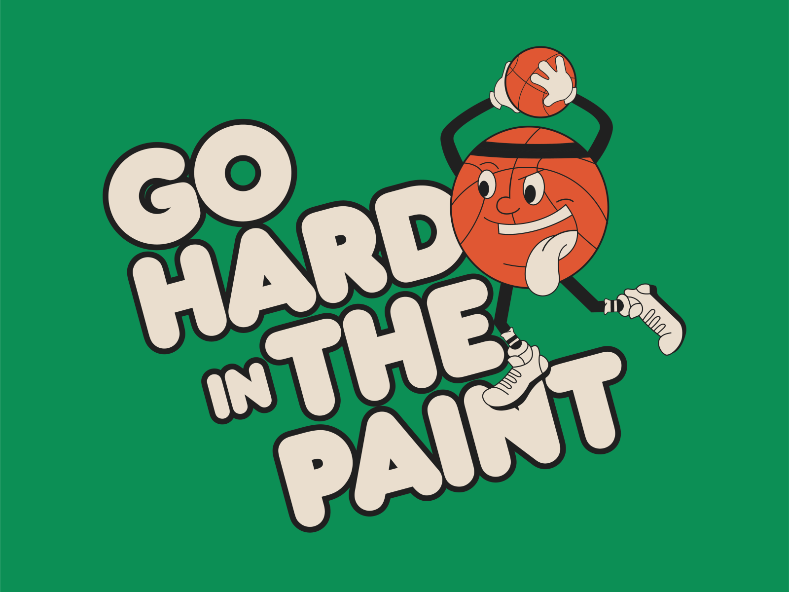 Go Hard In The Paint by Shaneymike on Dribbble