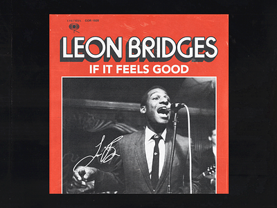 Leon Bridges album album art alphabet jazz leon bridges lettering music record soul vinyl vinyl cover