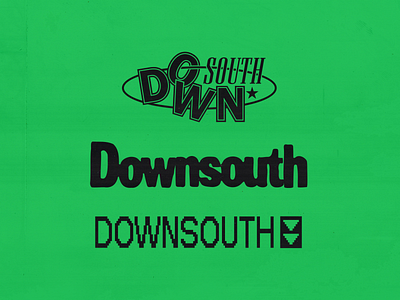 Downsouth Logo chicago dj dj logo logo mixtape music music design wordmark