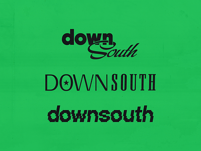 Downsouth Logo chicago dj dj logo logo design logotype mixtapes music wordmark