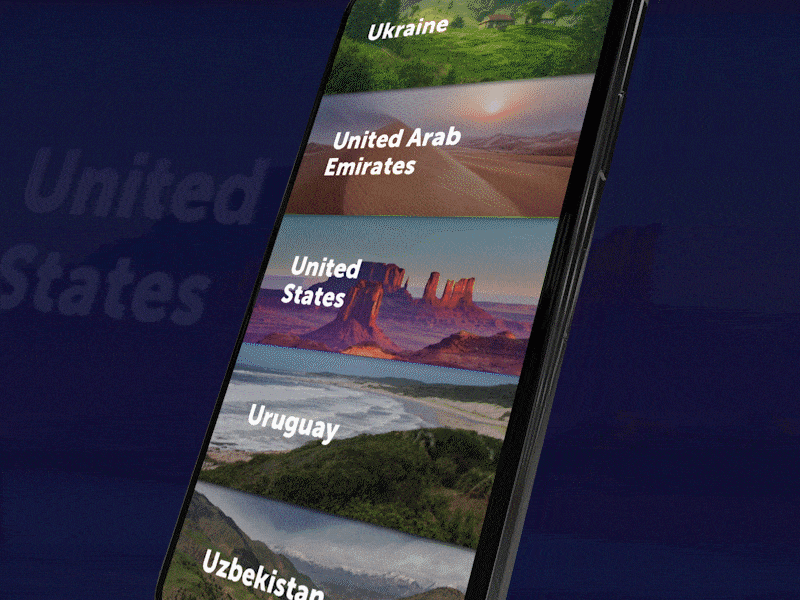 Origins of Conservation app concept design digital mobile mockup national parks ui usa user experience user interface ux ux design web design webdesign