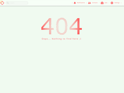 Daily UI #8 404page