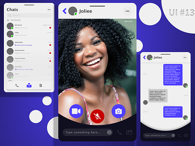 Daily UI#13 Message Chat app design figma graphic design illustration ui vector