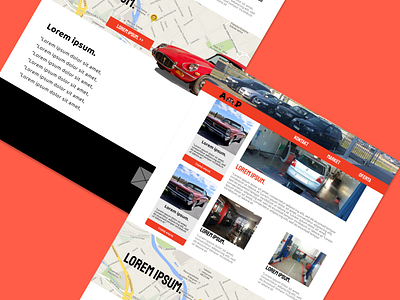 AutoPogoda CarWorkshop Website design #3 branding design figma graphic design ui