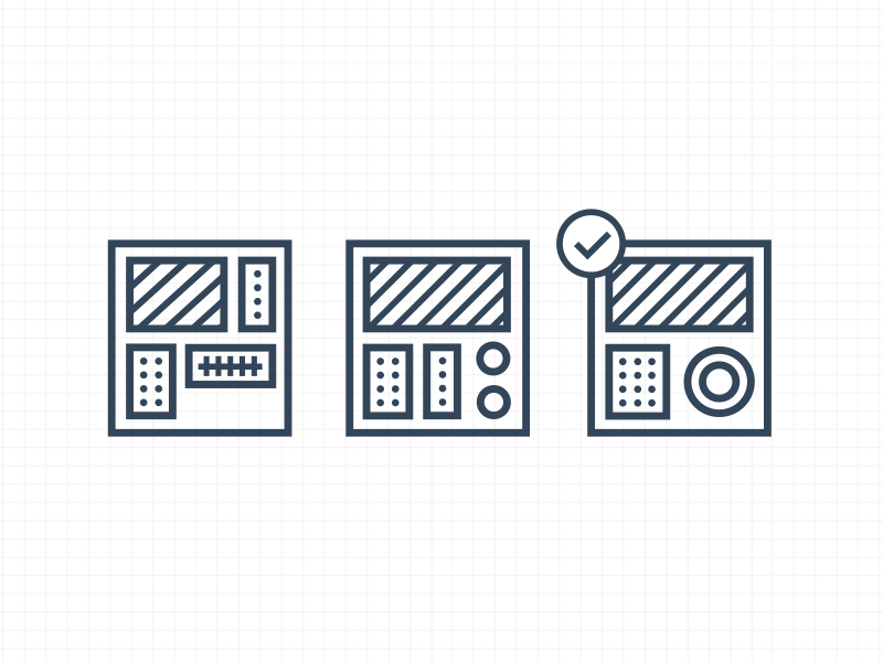 Iterate illustration icons