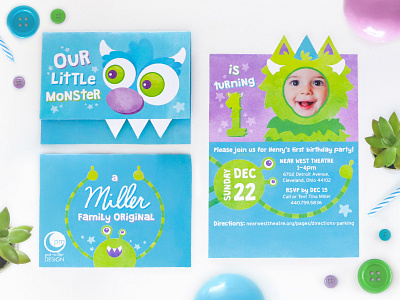 Monster Birthday Invitation