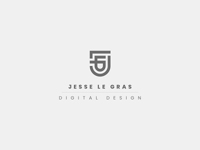 Personal Logo graphic grayscale logo personal portfolio vector vectorgraphics vectorlogo