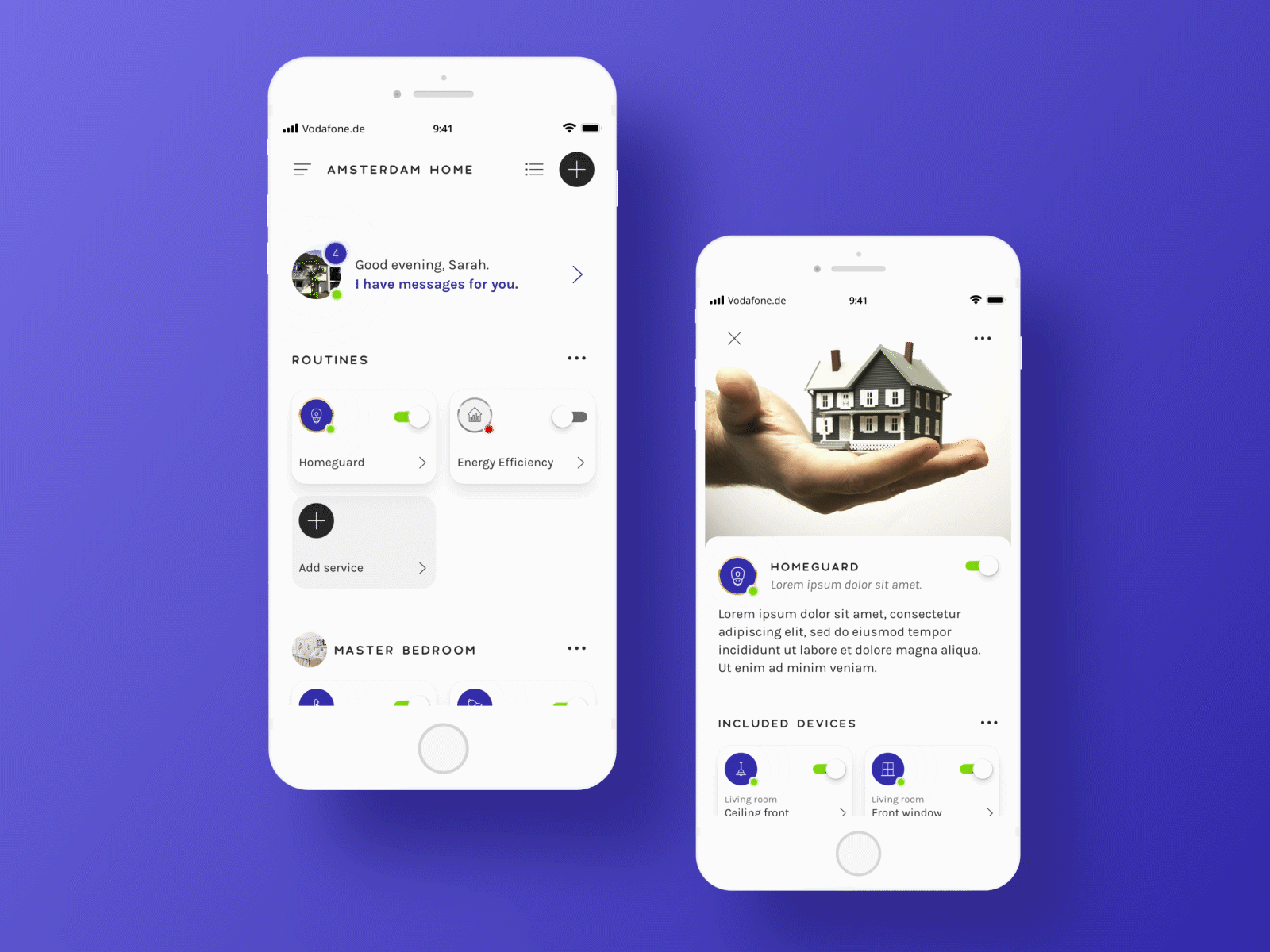 Concept for A Smart Home app