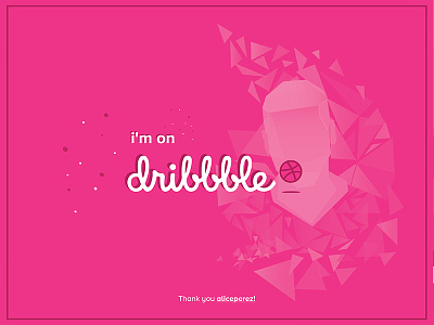 Hello Dribbble! design dribbble first hello invitation pink pro shot special thanks