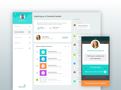 BetterUp Dashboard + Feedback