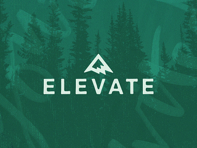 Elevate brand branding church design illustration logo neat students typography vector
