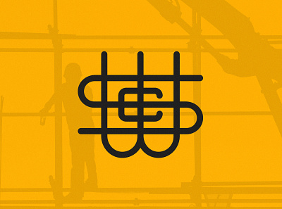WSC Monogram branding illustration letter lettermark letters logo monogram monogram letter mark monogram logo neat series typography vector