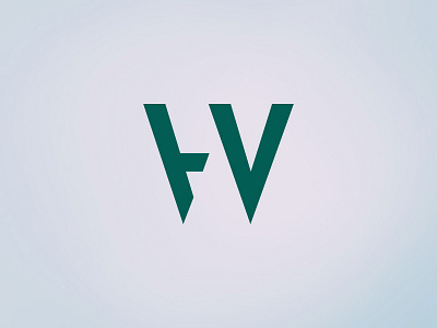 H W monogram identity logo mark symbol typography
