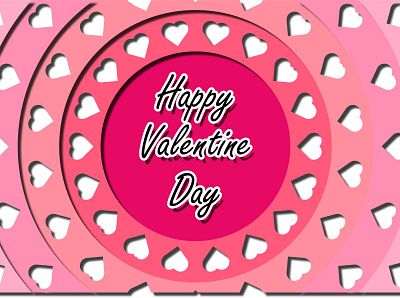 Happy Valentine Day 3d branding color day design graphic design illustration logo love pink red ui ux valentine valentine day vector