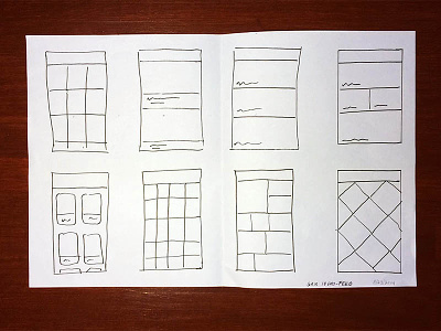 Sketching Multiple Solutions design iphone iterating mobile process ryan smith sketching ui ux