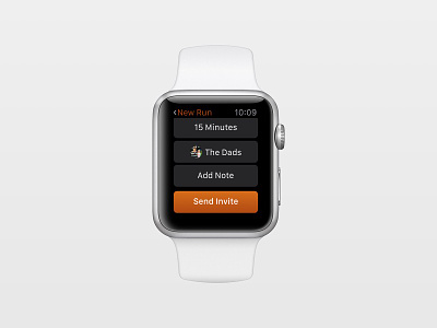 Coffee Run Watch app apple watch concept design product ryan smith sketch app ui ux watch watchos