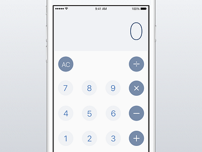 Calculator Iterations app concept design ios iphone mobile ryan smith sketch app ui ux