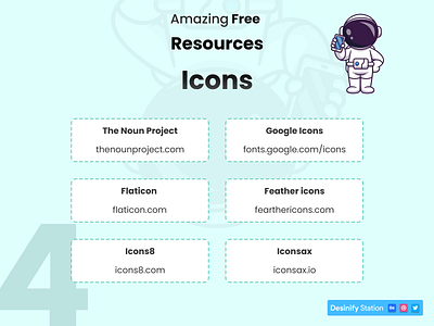 Free Resources : 4 | Icons appdesign design free icons resource trend ui ux web webdesign