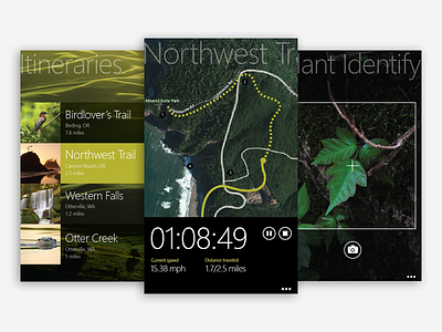 Nature App Concept ui