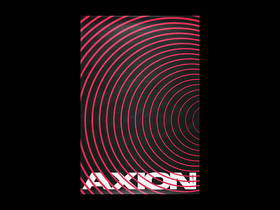 Axion abstract abstract art graphic design illustration op art opart poster poster design posters print print design swiss type typographic typography xtian